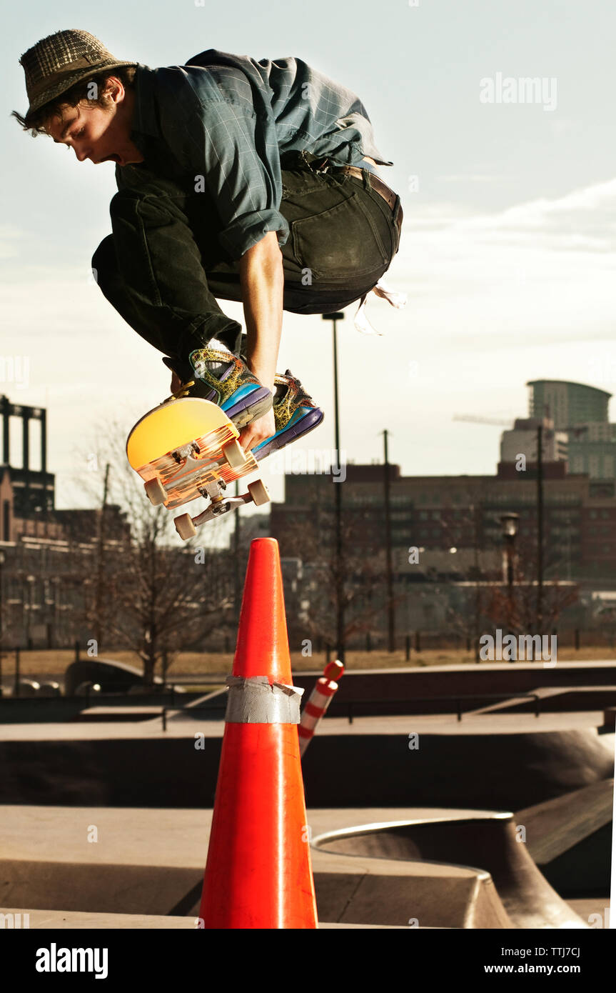 Traffic cone and man hires stock photography and images Alamy