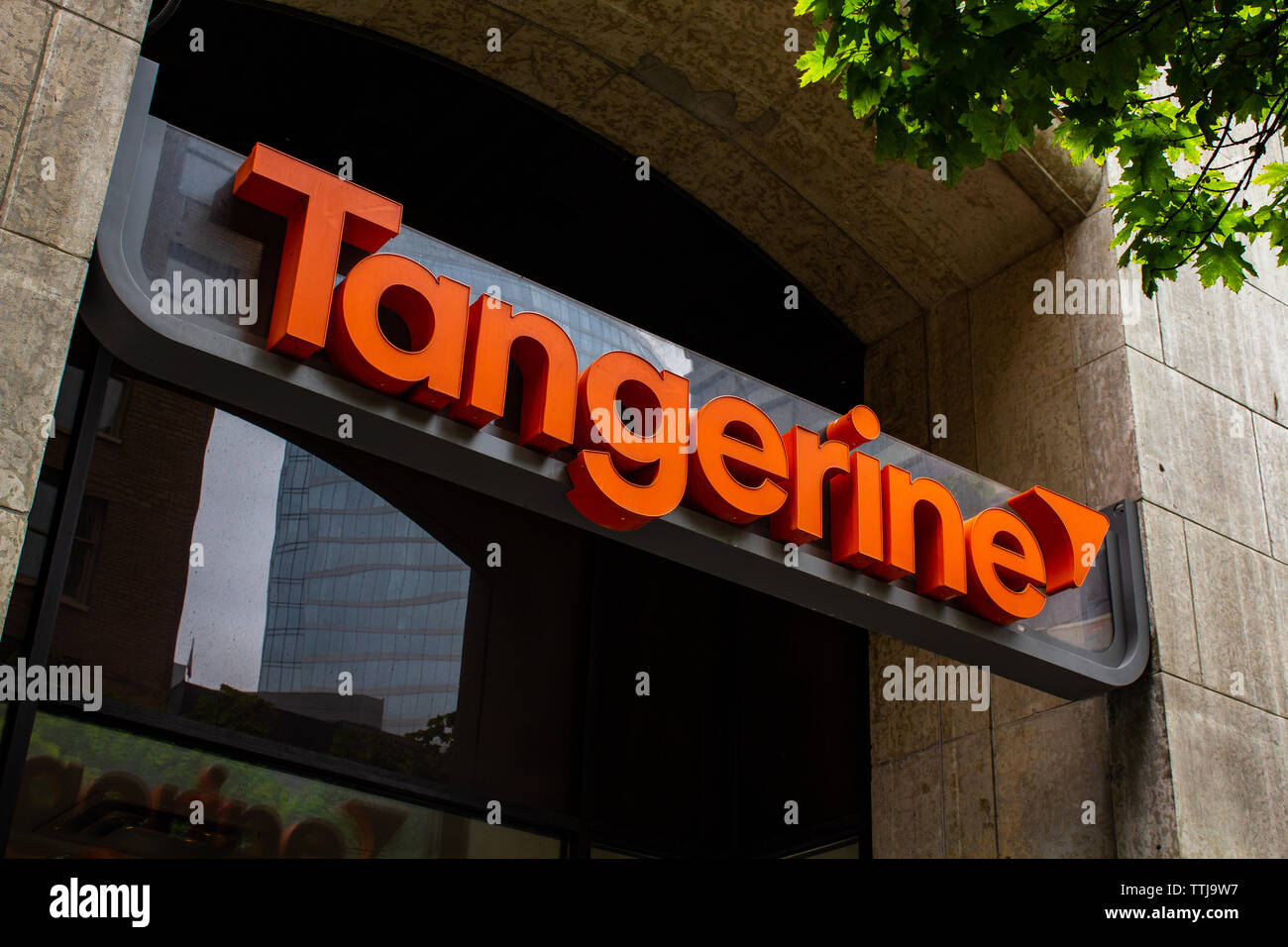 Tangerine bank logo hires stock photography and images Alamy