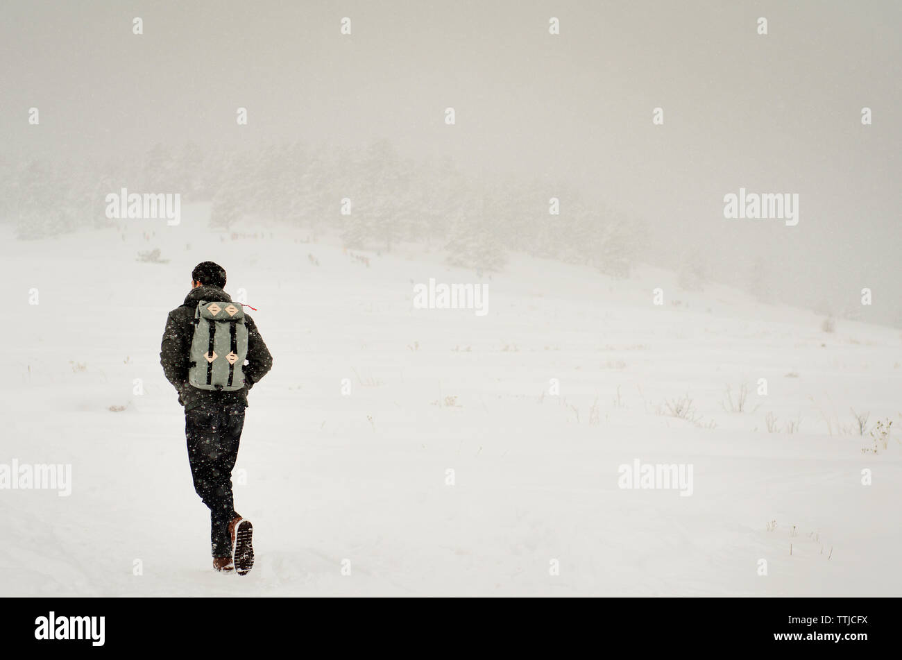 Rear hiker man walking hi-res stock photography and images - Alamy
