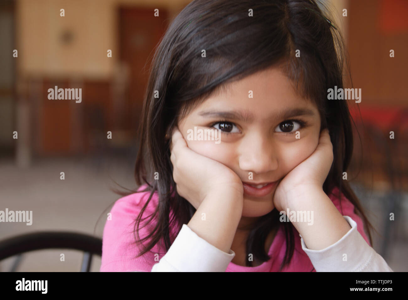 Indian girl child human face hi-res stock photography and images - Alamy