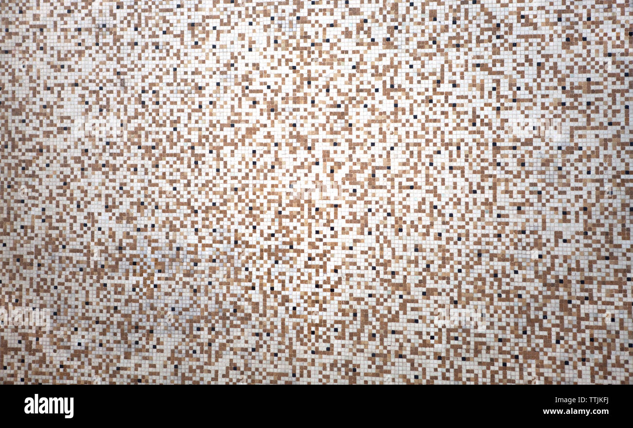 Close-up of mosaic tiles flooring Stock Photo
