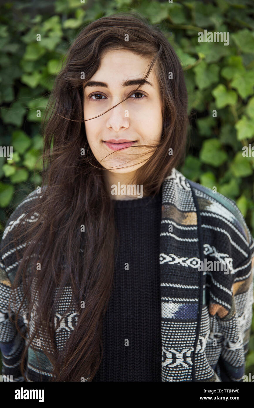 Confident woman with long hair hi-res stock photography and images - Alamy