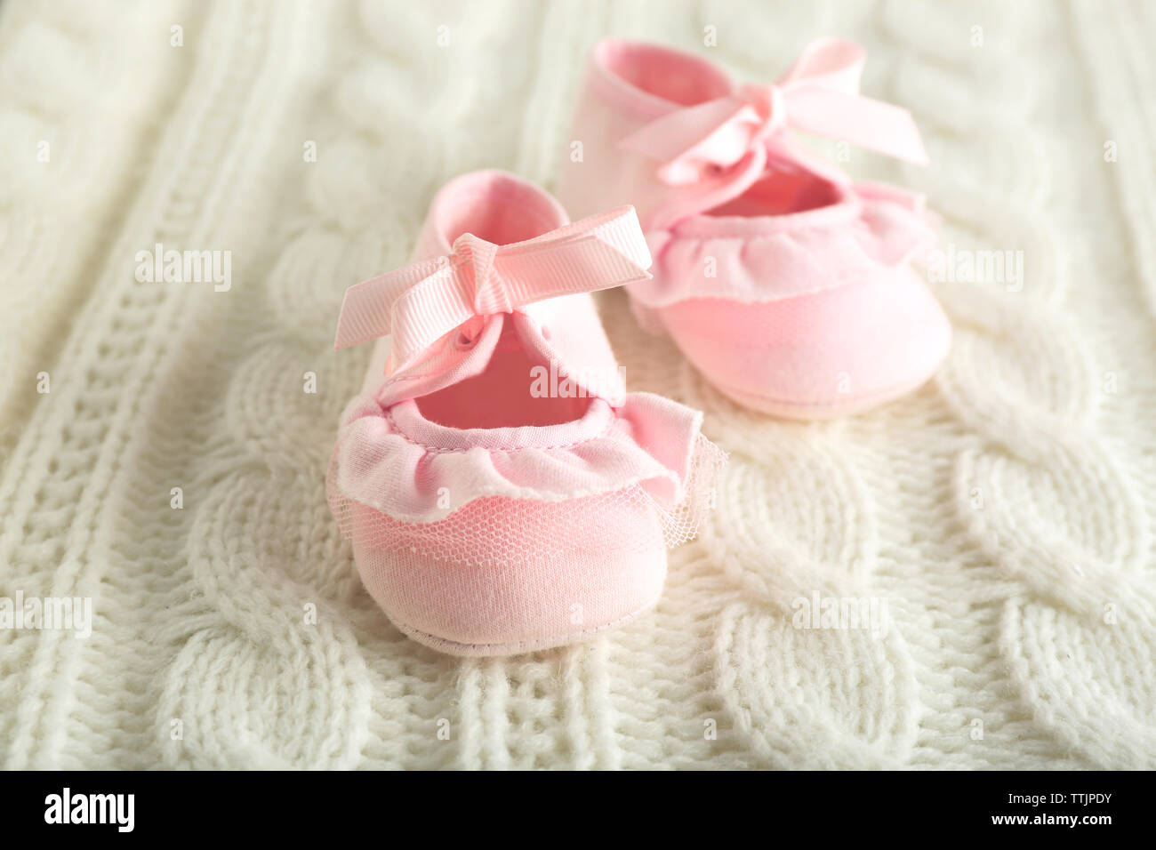 plaid baby booties