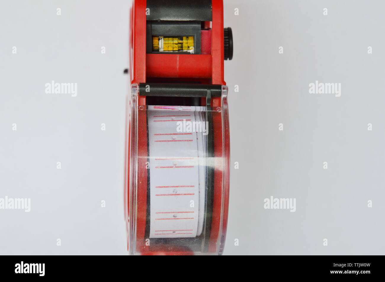 Label Sticker Setup Hand Hand labeler hi-res stock photography and images - Alamy