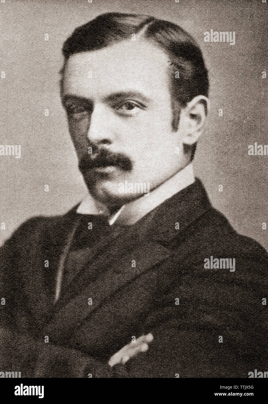 David Lloyd George, 1st Earl Lloyd-George of Dwyfor, 1863 – 1945.  British statesman, Liberal Party politician and Prime Minister of the United Kingdom. From The Pageant of the Century, published 1934. Stock Photo