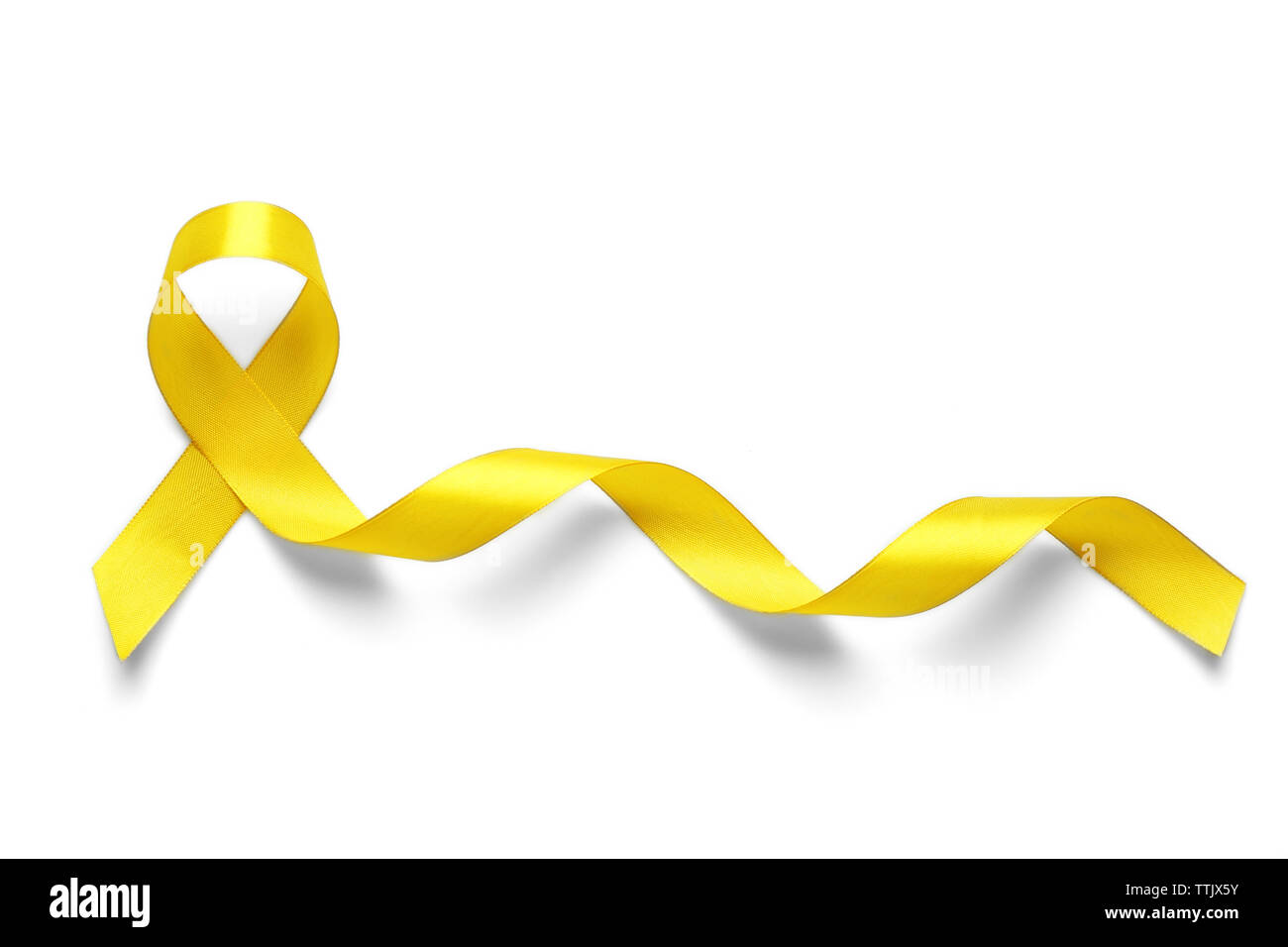 Yellow Awareness Ribbon