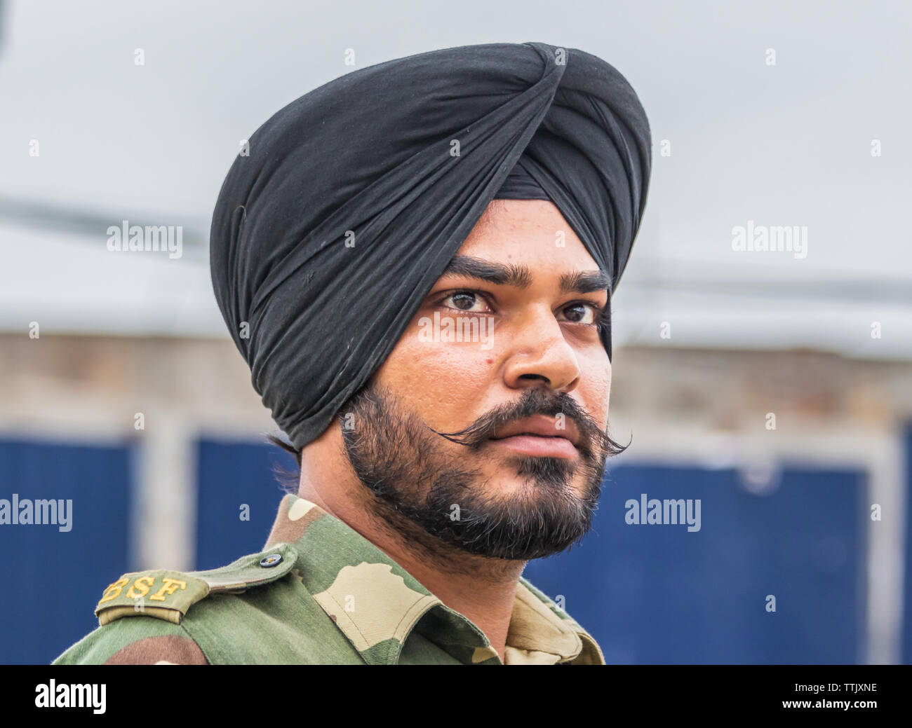 Amritsar, India changing of the guard is one of the main attractions