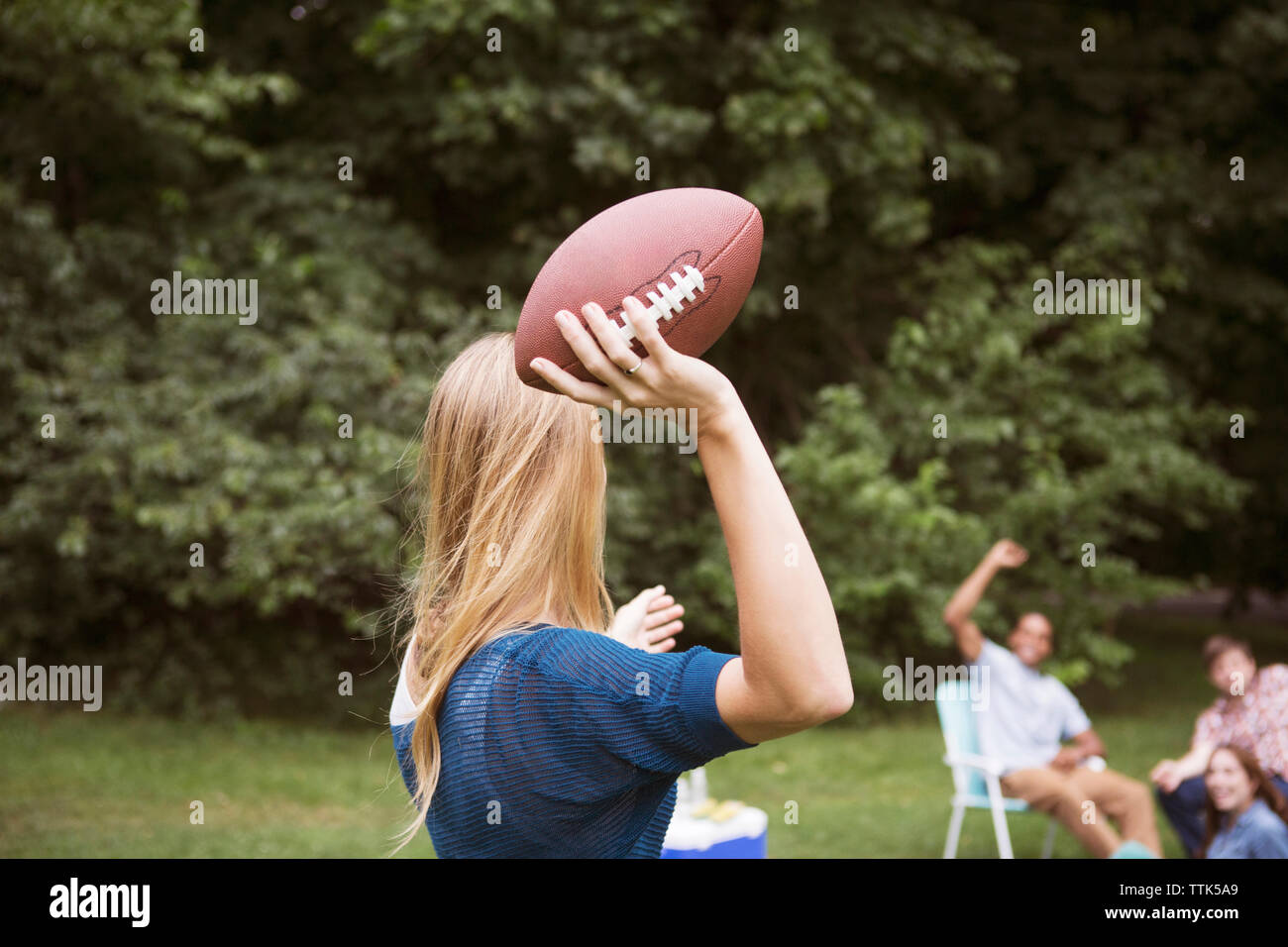 Two friends playing football hires stock photography and images Alamy