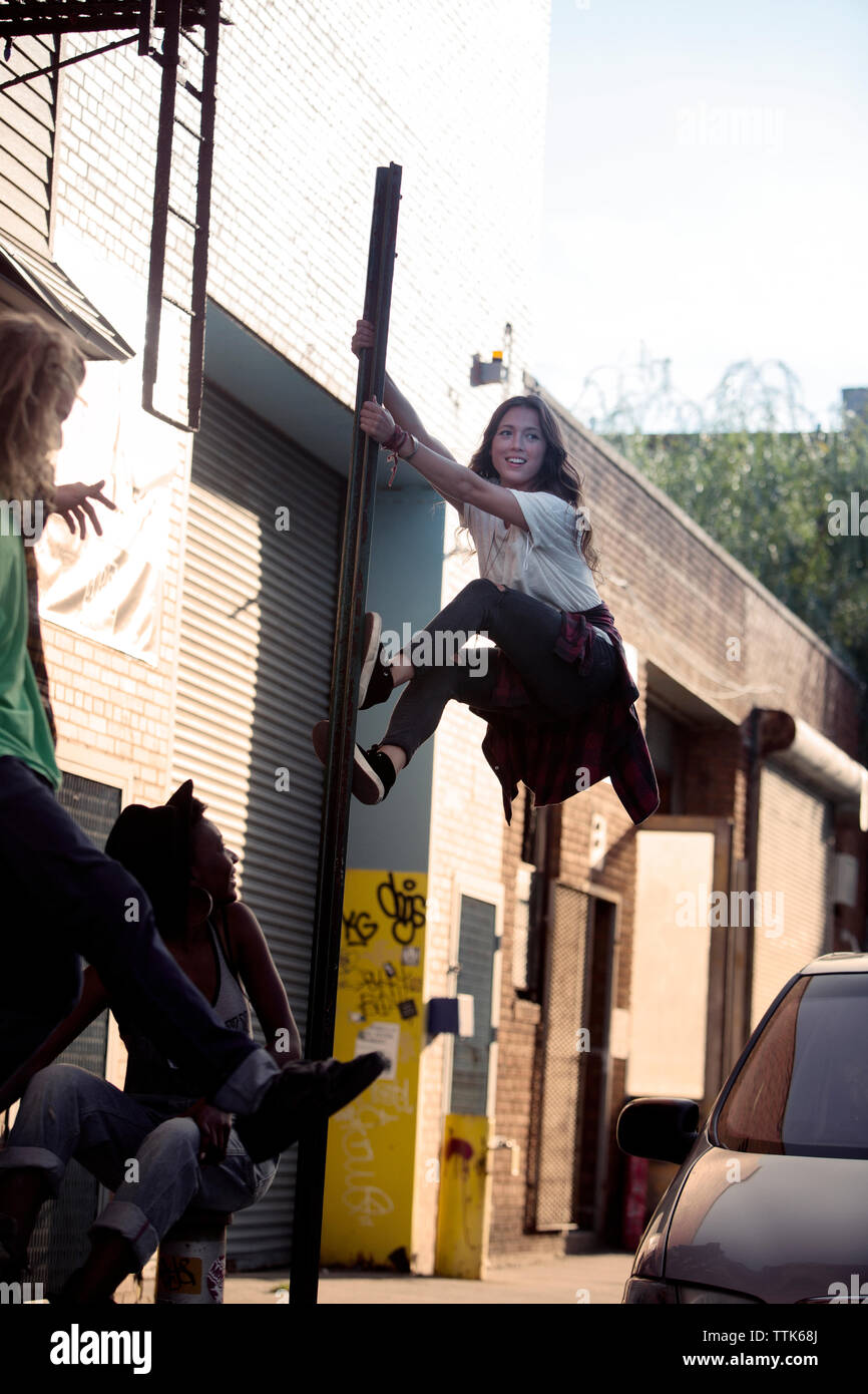 Climbing the pole hires stock photography and images Alamy