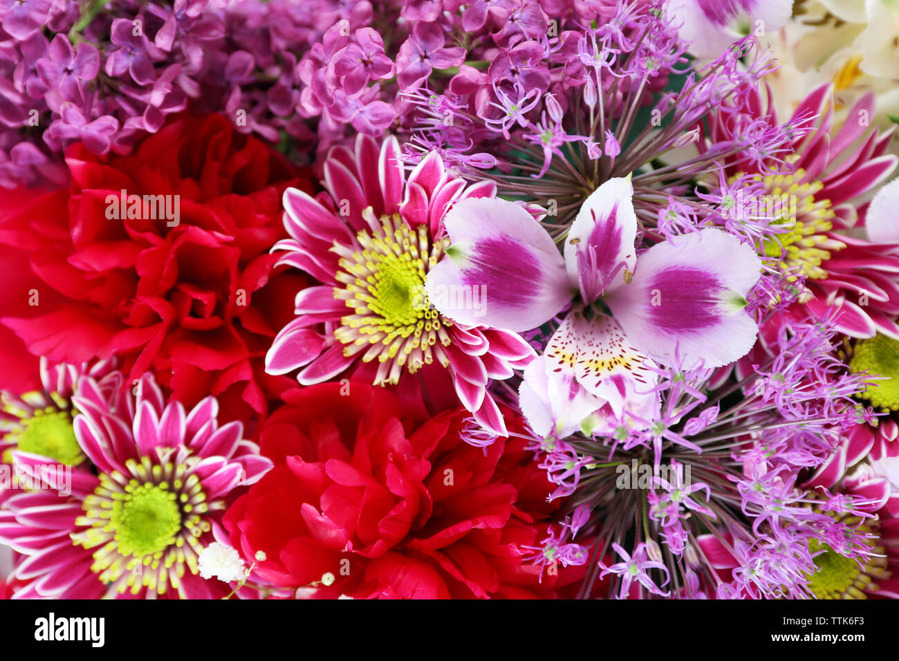 Colorful flowers background Stock Photo - Alamy