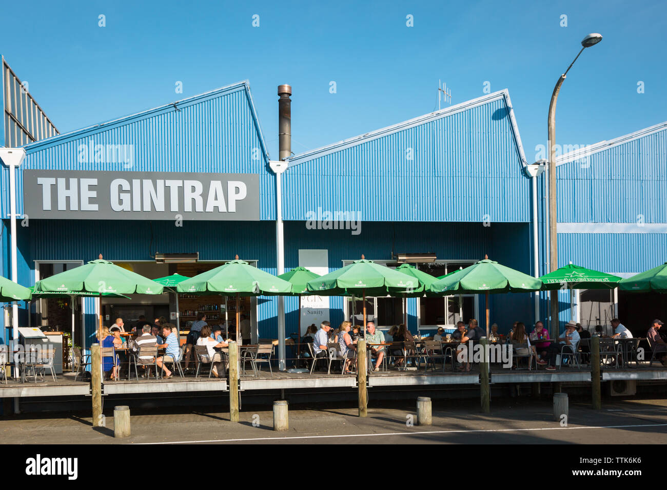 The Gintrap bar and restaurant, Napier, New Zealand Stock Photo Alamy