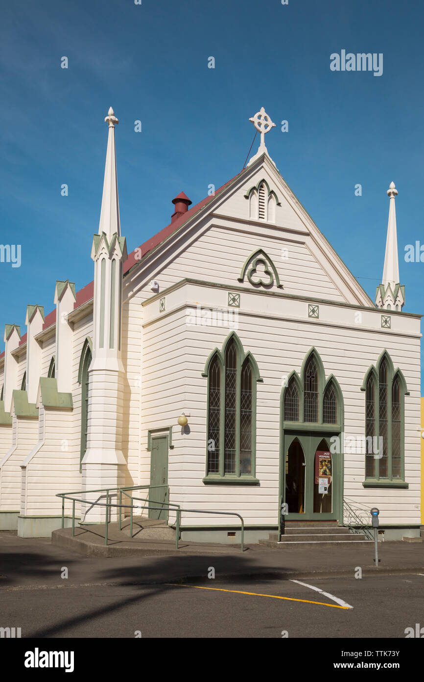 Trinity Methodist Church, Napier, New Zealand Stock Photo