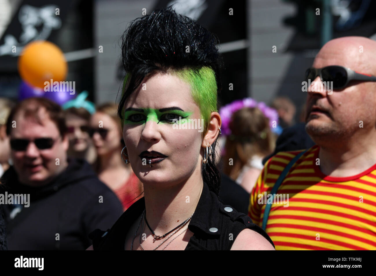 Helsinki Pride parade 2016 in Helsinki, Finland Stock Photo