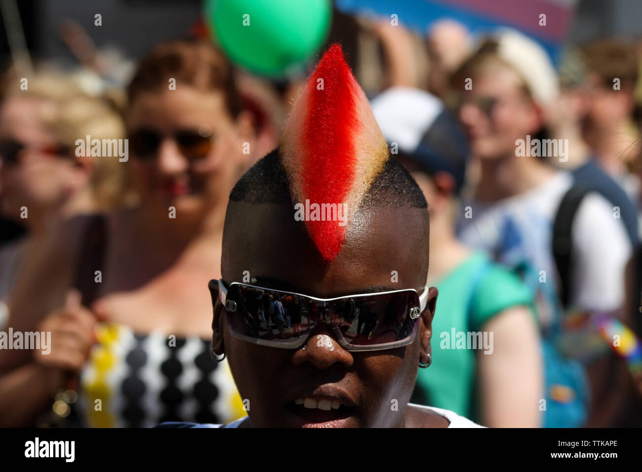 Helsinki Pride parade 2016 in Helsinki, Finland Stock Photo