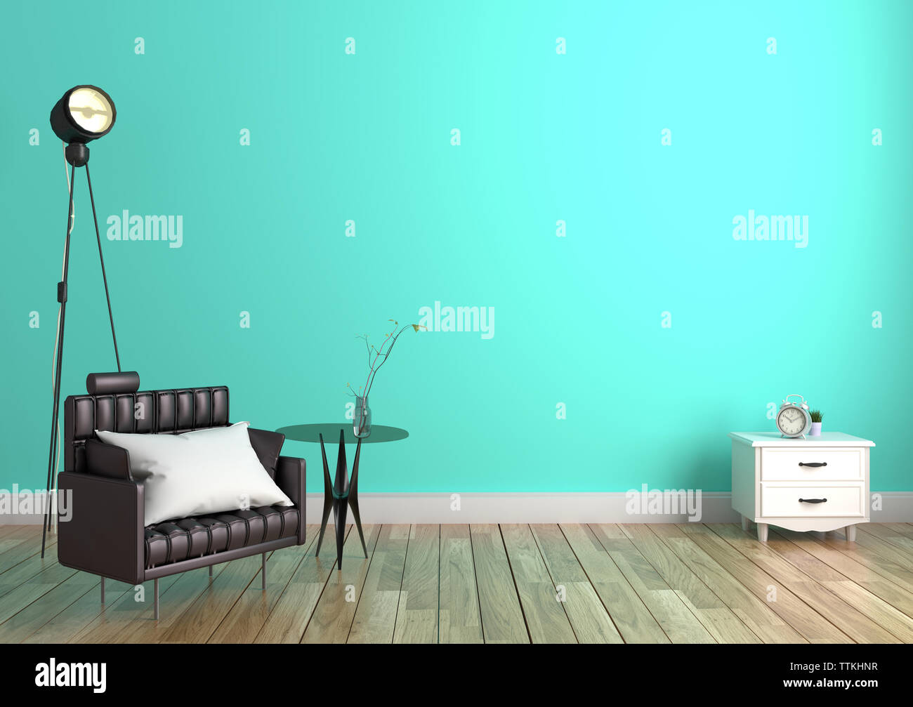 3d wallpaper for living room hi-res stock photography and images - Alamy