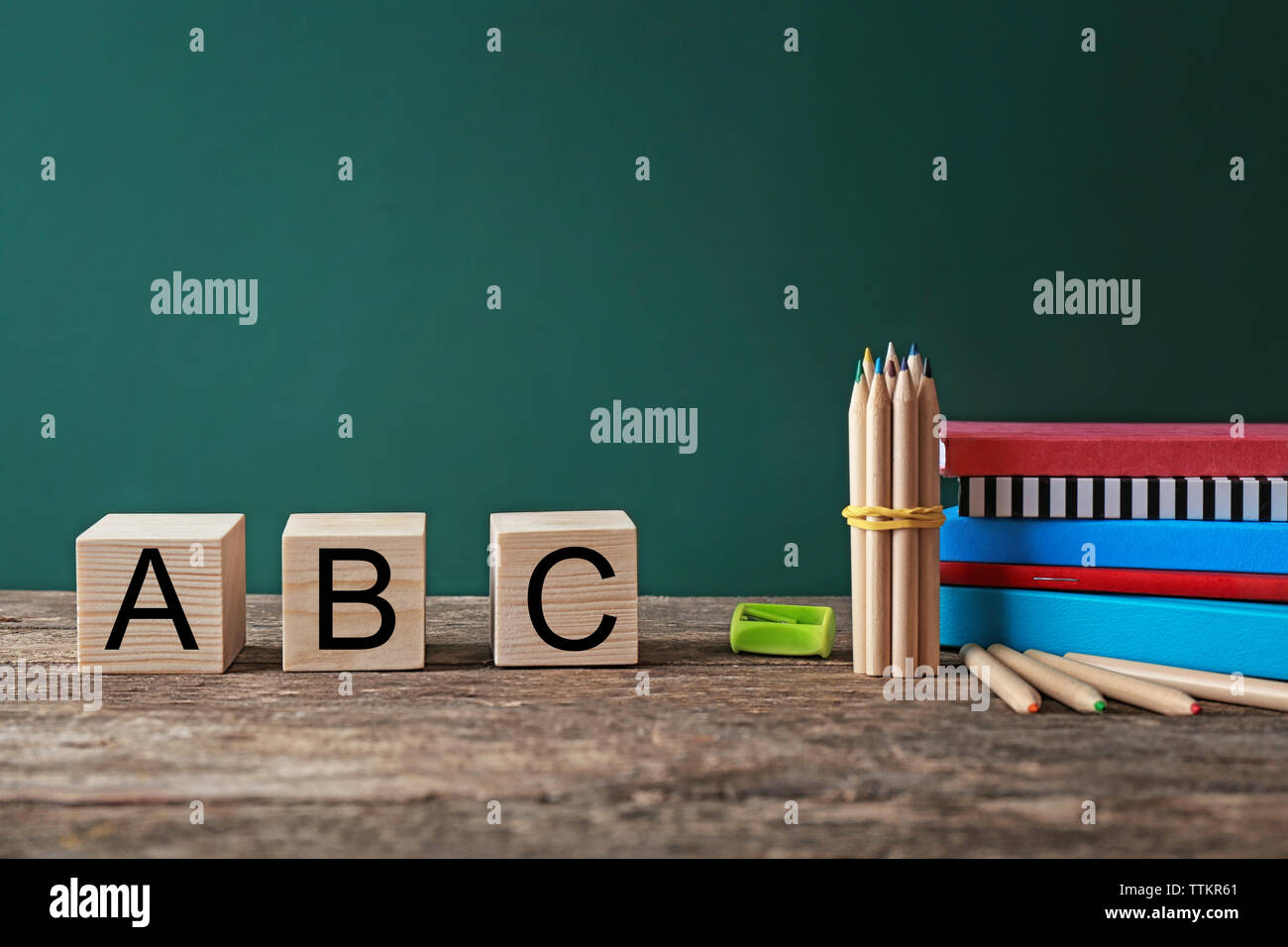 Word Work Abc Work word colorful blocks hi-res stock photography and images - Alamy