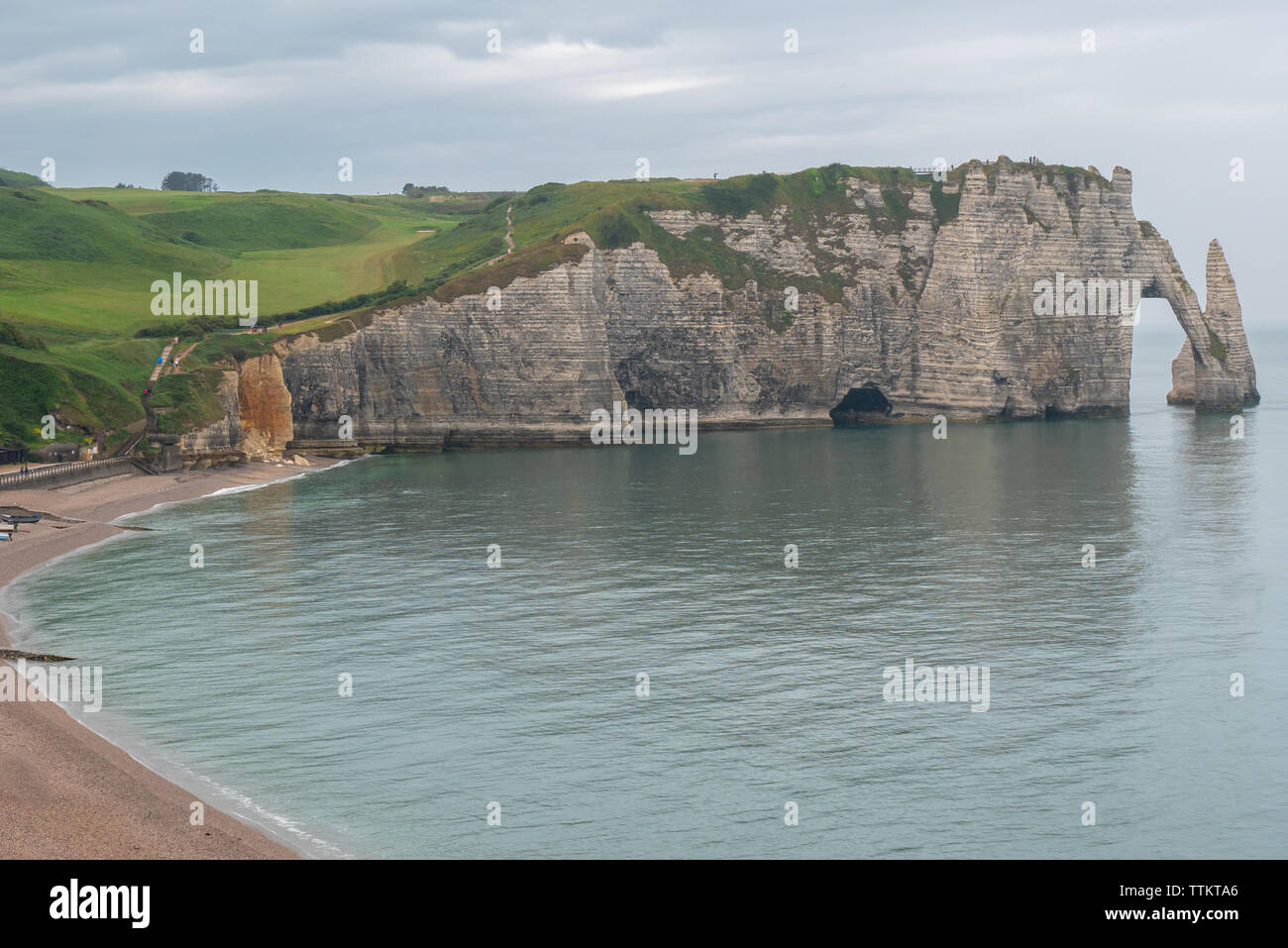 The cliffs of Etretat, Normandy, France Stock Photo - Alamy