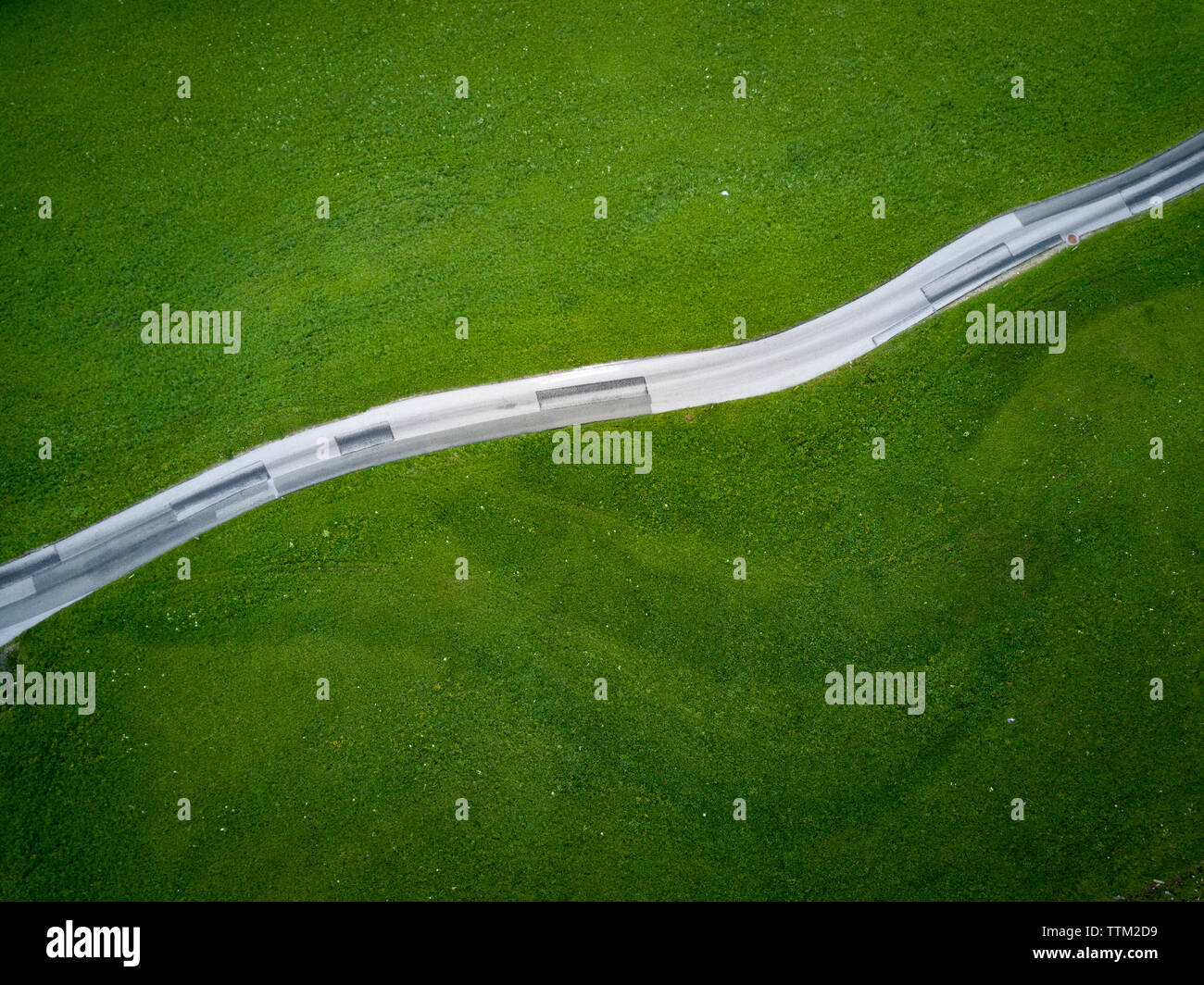 High angle view rural road hi-res stock photography and images - Alamy