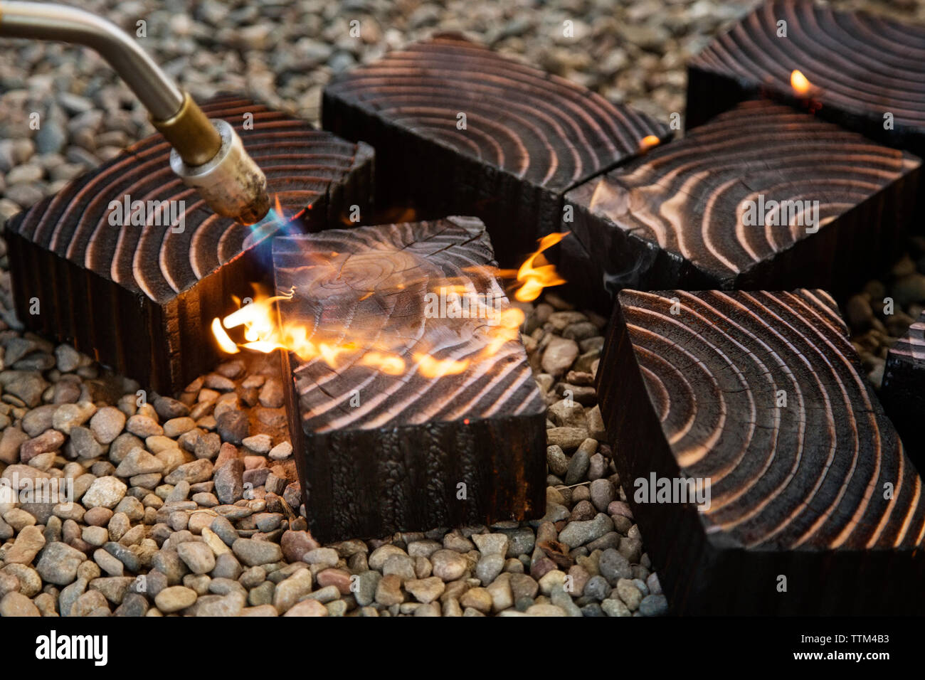 Wood burning torch hi-res stock photography and images - Alamy