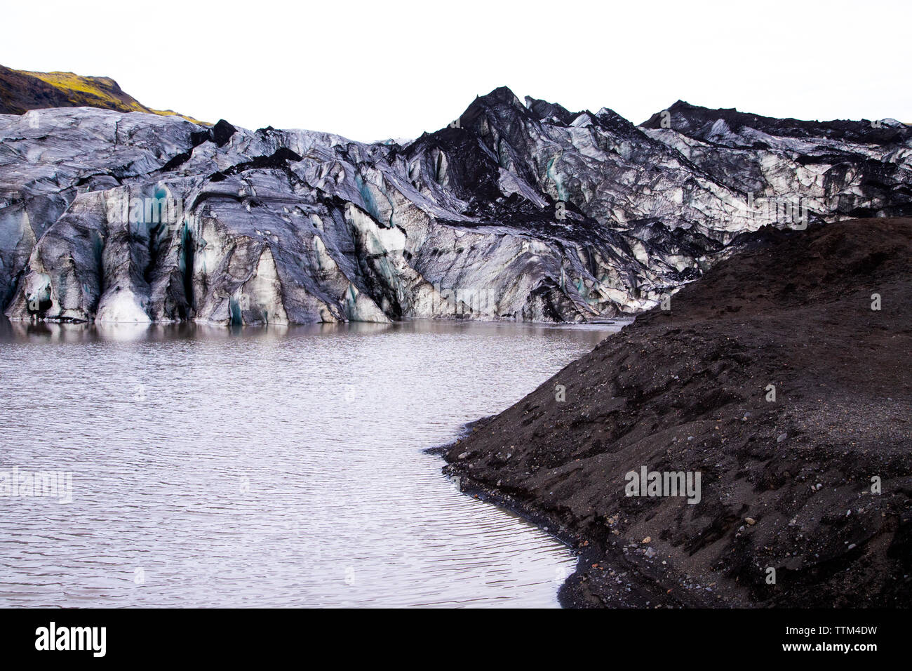 VatnajÃ¶kull Glacier in Icleand Stock Photo