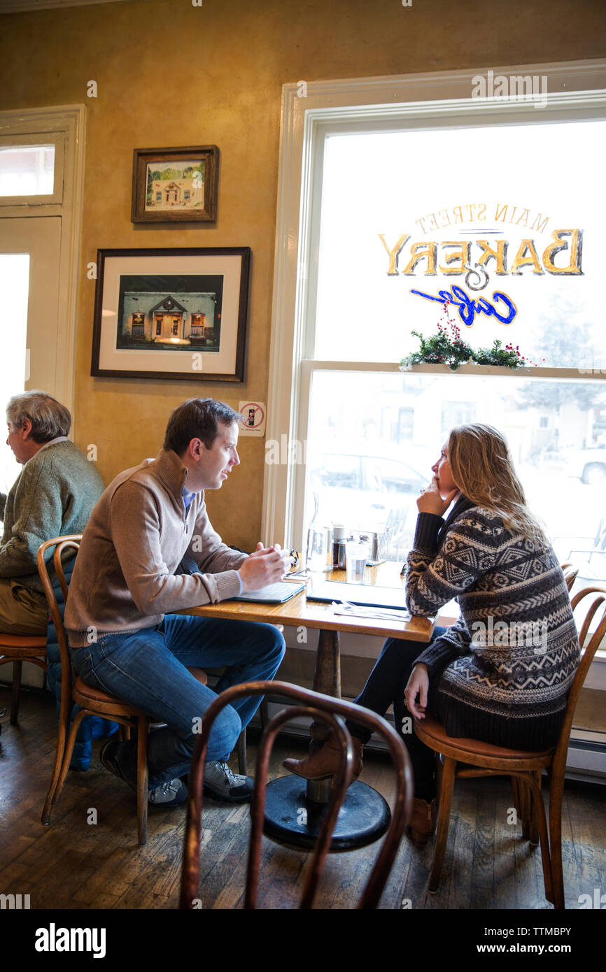 USA, Colorado, Aspen, interior of the Main Street Bakery on Main Street