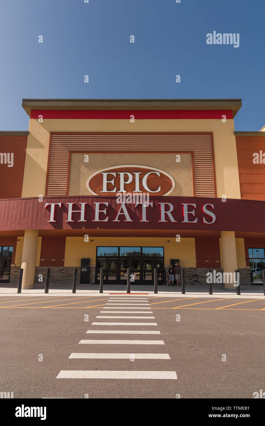 Epic Theatres Movie Theater Exterior Building Entrance Stock Photo - Alamy