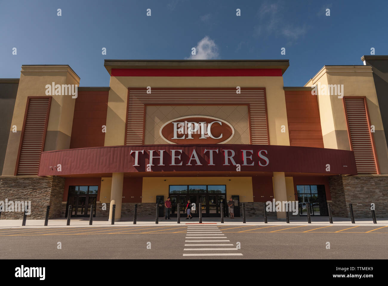Epic Theatres Movie Theater Exterior Building Entrance Stock Photo - Alamy