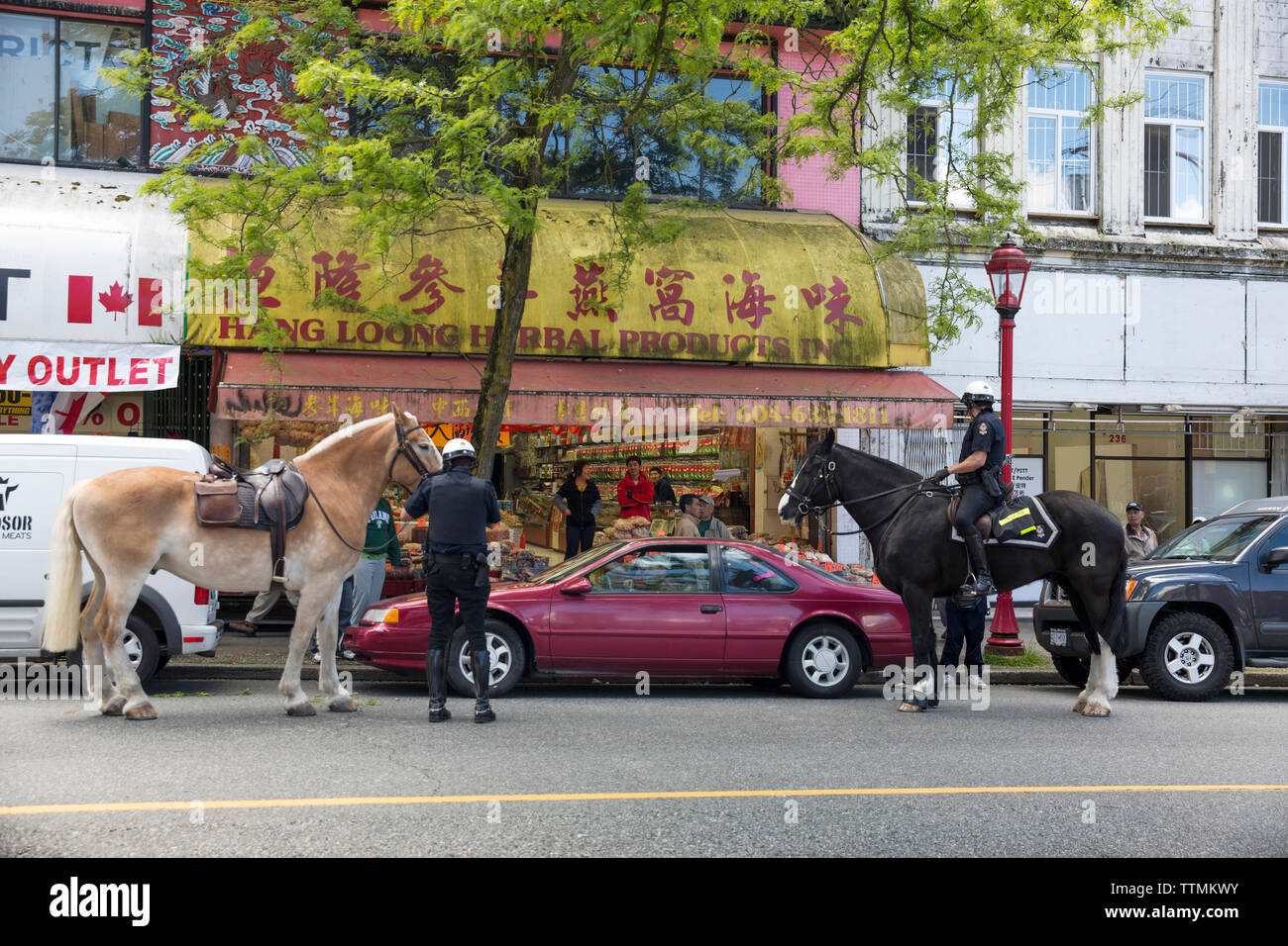 Royal canadian mounted police officers hires stock photography and