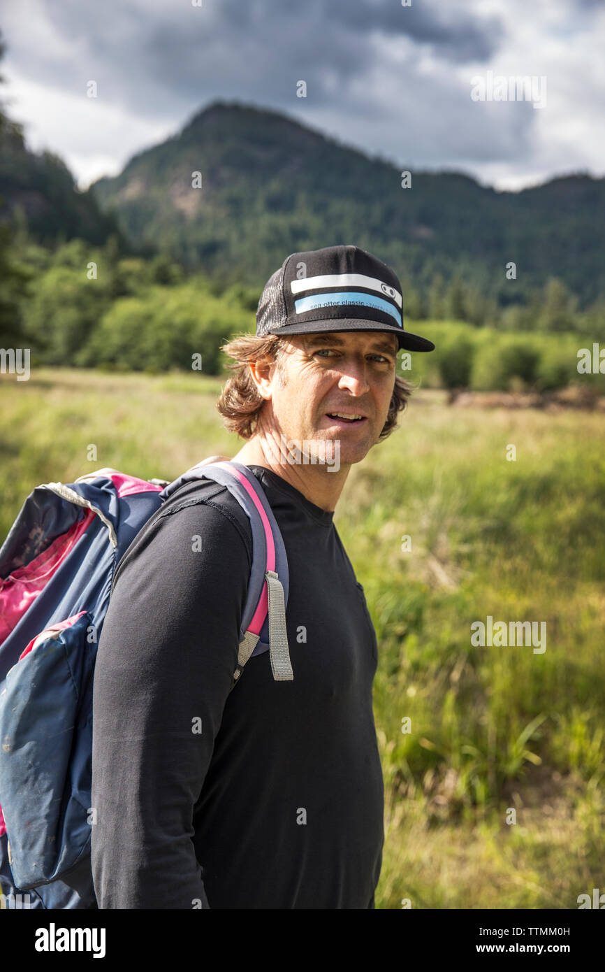 CANADA, Vancouver, British Columbia, portrait of Eric Petersen on