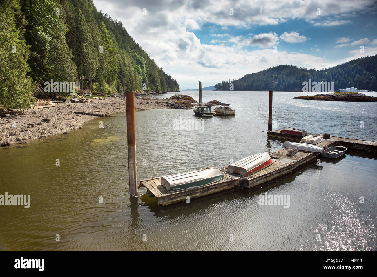 CANADA, Vancouver, British Columbia, Port Graves, Gambier Island in the