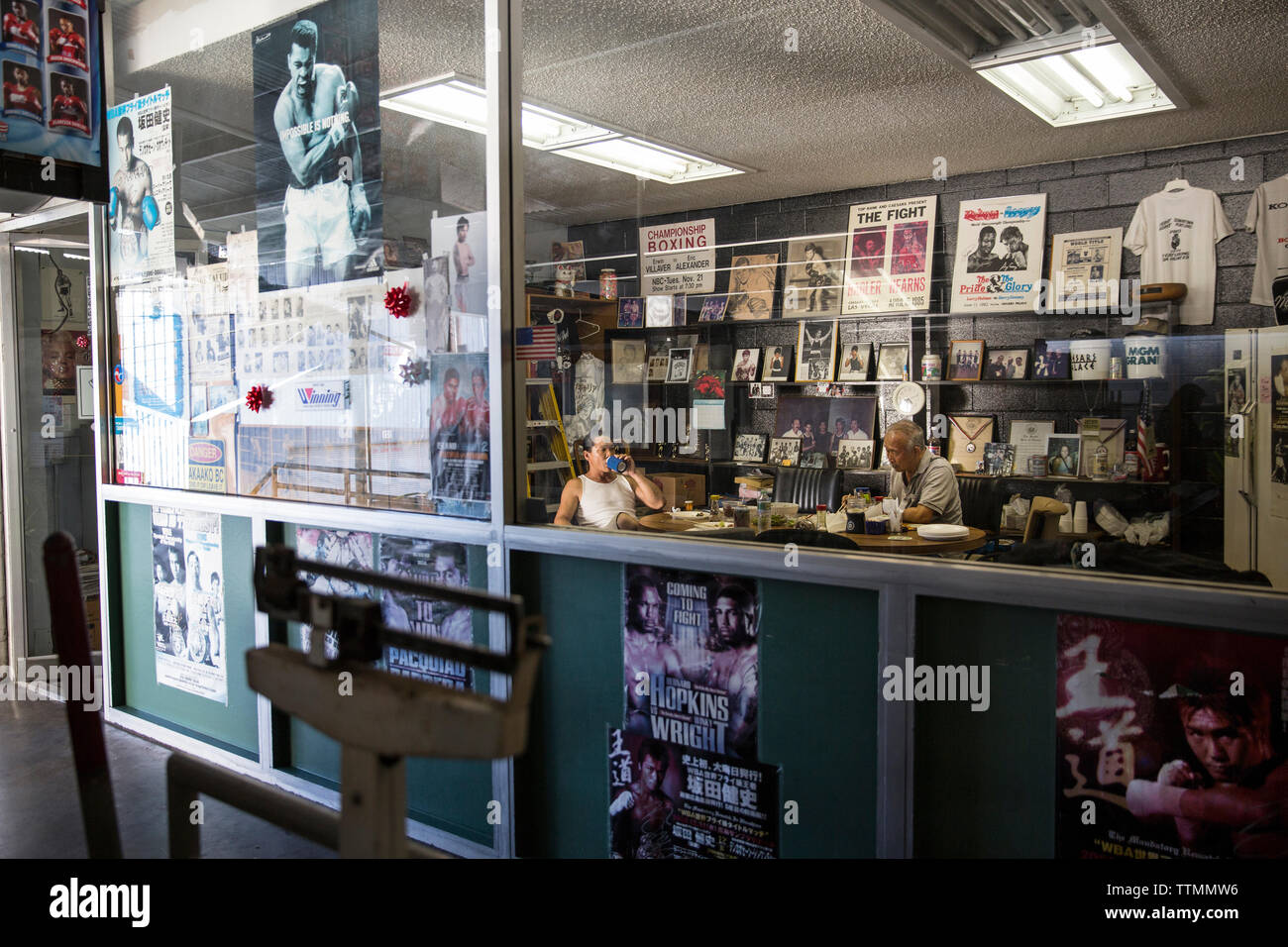 Boxing club posters hires stock photography and images Alamy