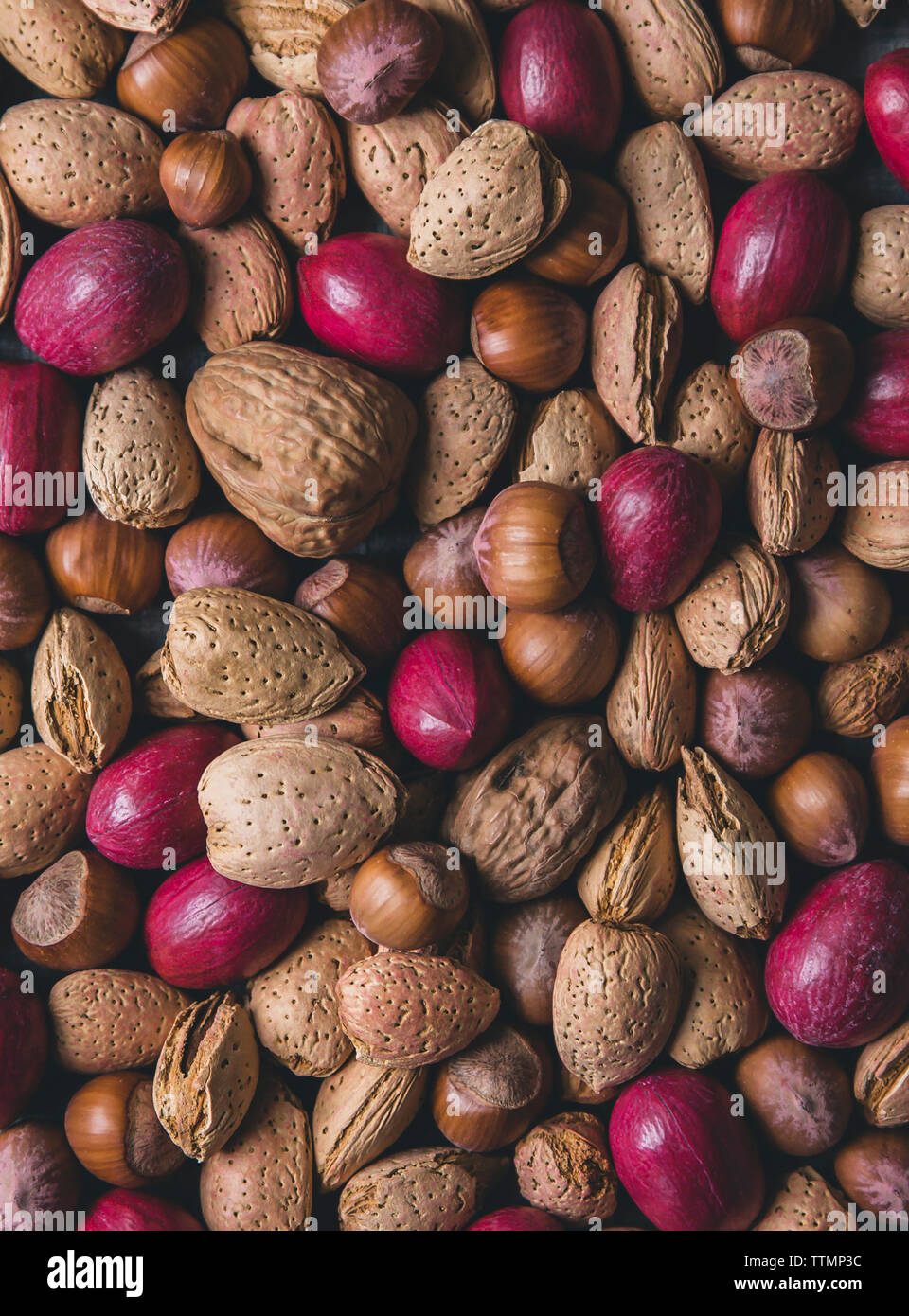 Close-up of various dried food Stock Photo