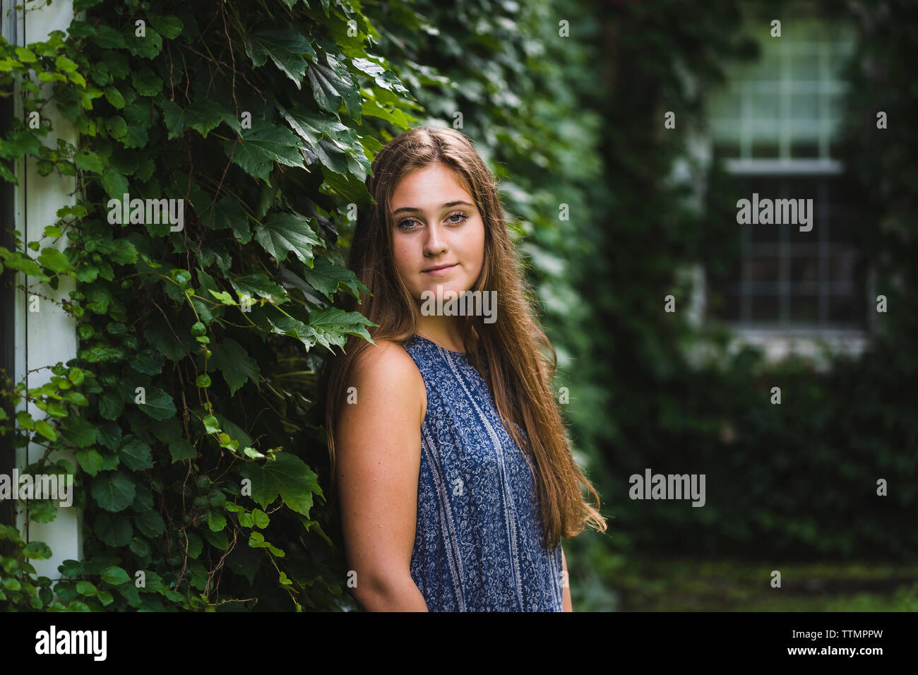 Confident woman with long hair hi-res stock photography and images - Alamy