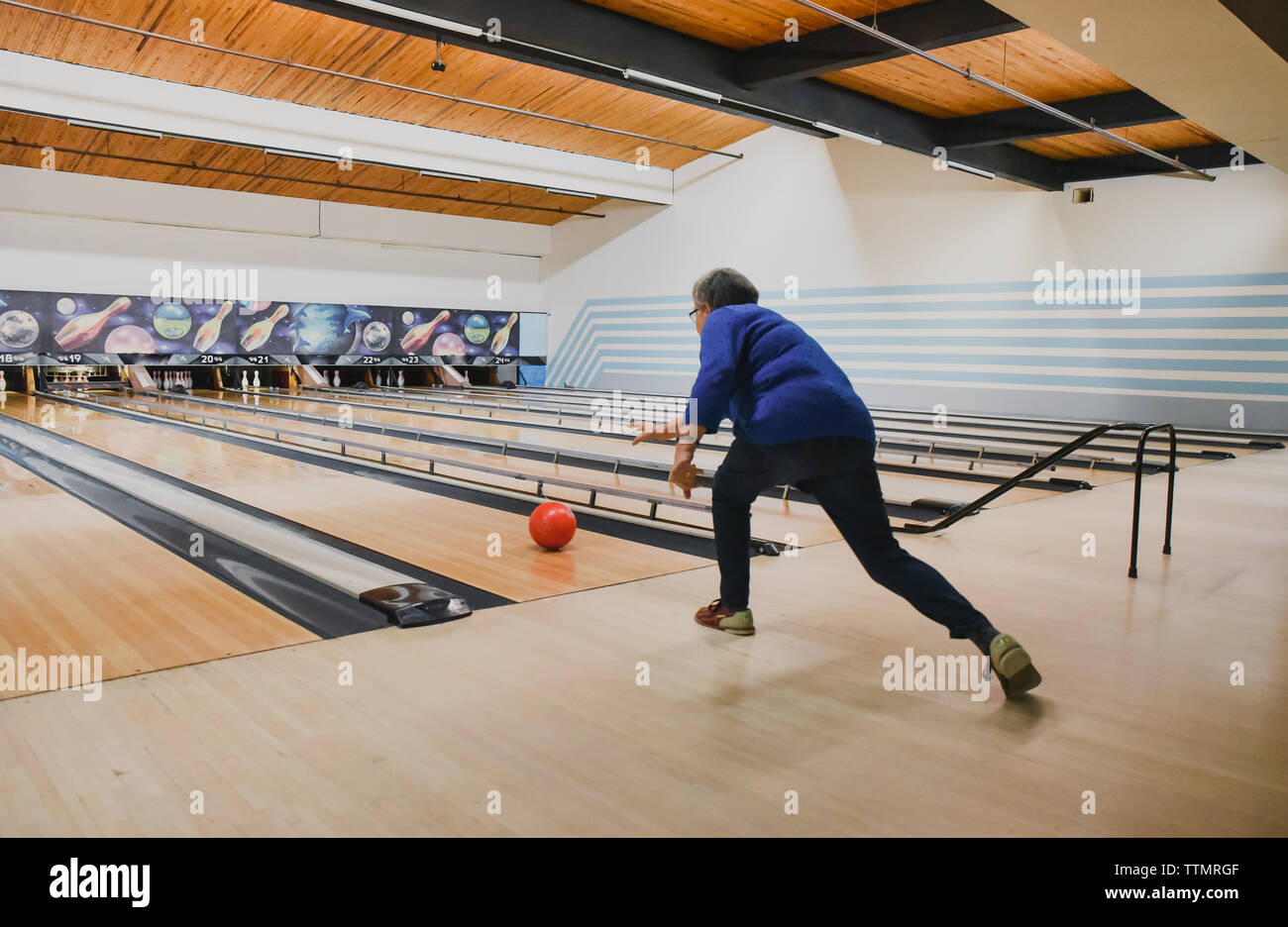 Bowling lane hires stock photography and images Alamy