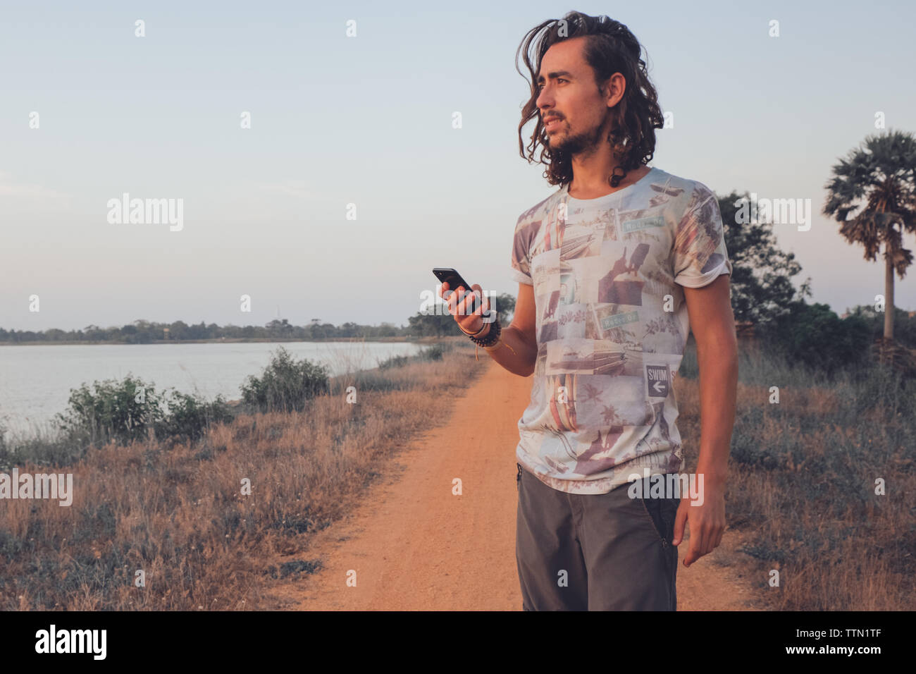 Portrait long hair outdoor hi-res stock photography and images - Alamy