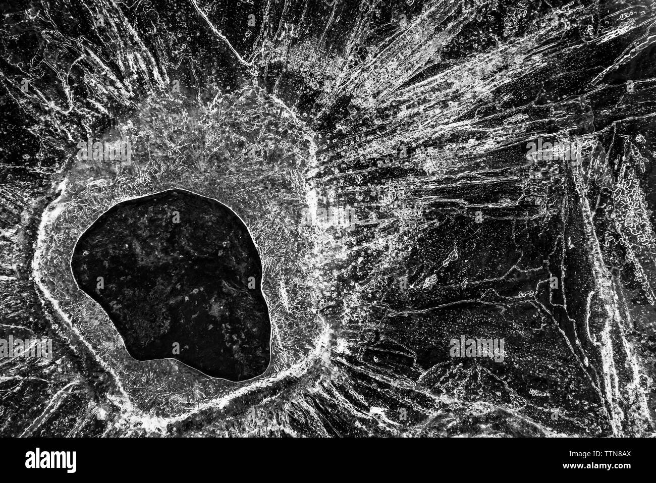 Basic Ice Views Ice up view Black and White Stock Photos & Images - Alamy
