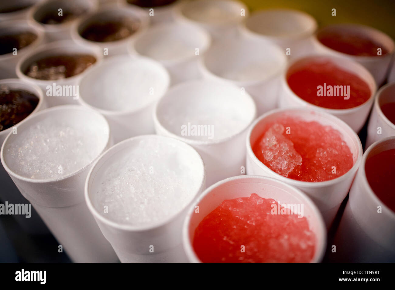 Crushed ice cocktails Stock Photo Alamy