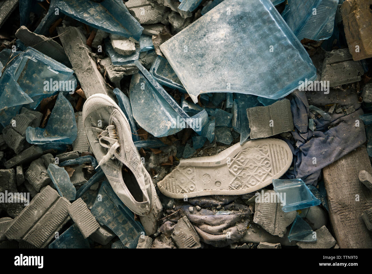 shattered shoes