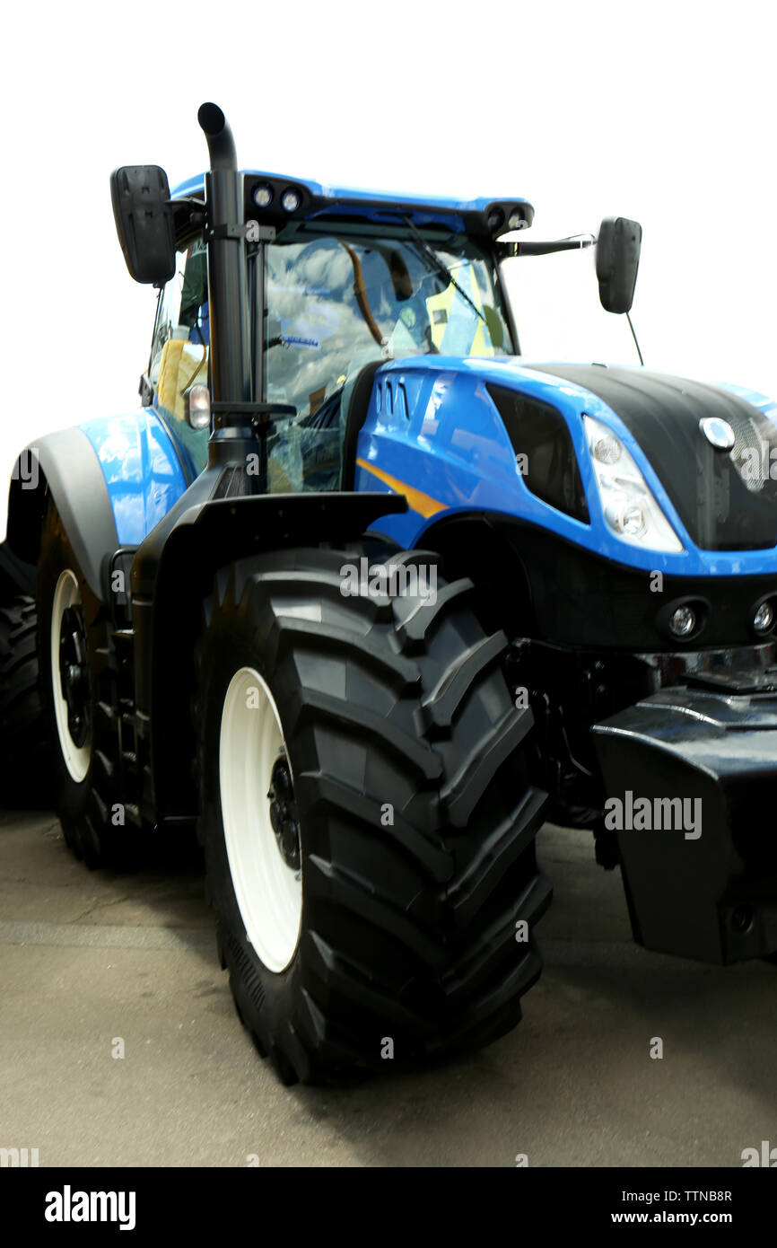 Heavy equipment on agricultural exhibition Stock Photo Alamy