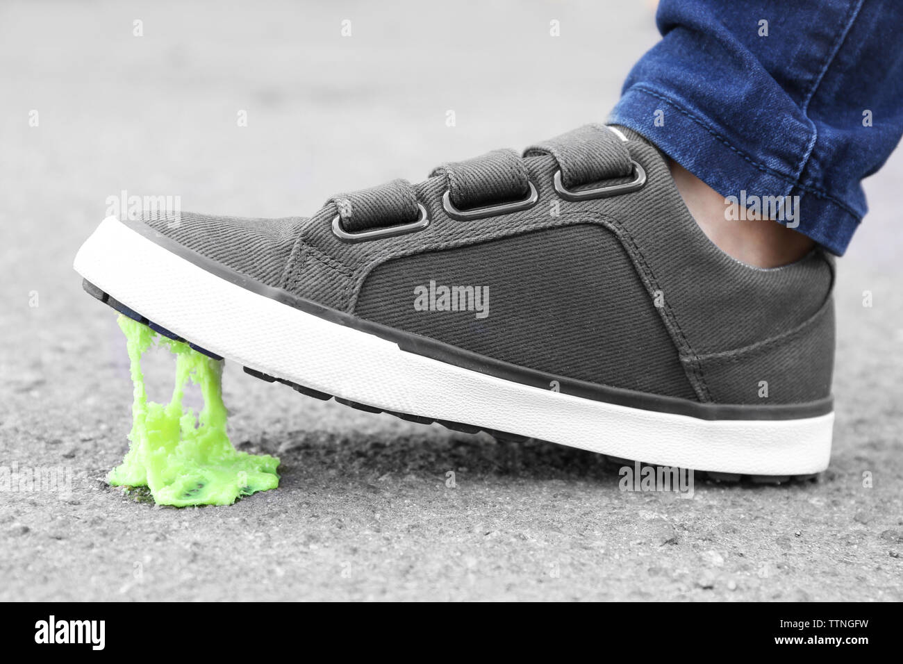 Chewing Gum Shoe High Resolution Stock Photography and Images Alamy
