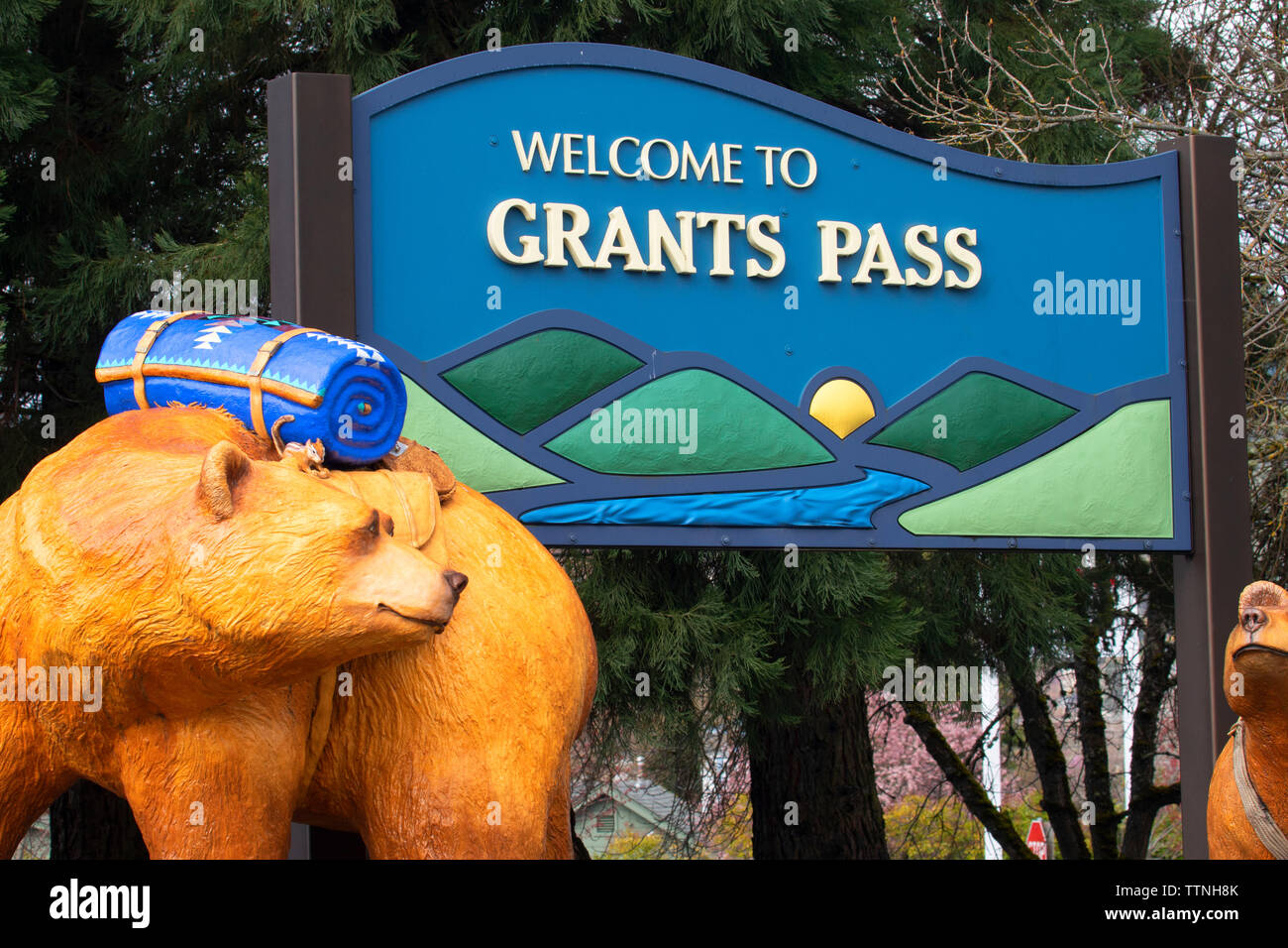 Grants pass sign hires stock photography and images Alamy