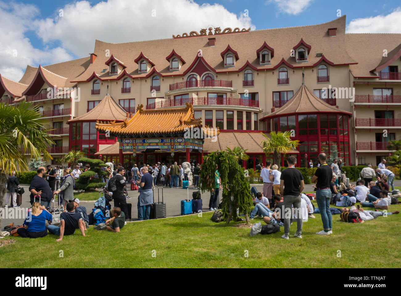 SaintAignan, FRANCE, Zoo de Beauval, Front, Building, Hotel des