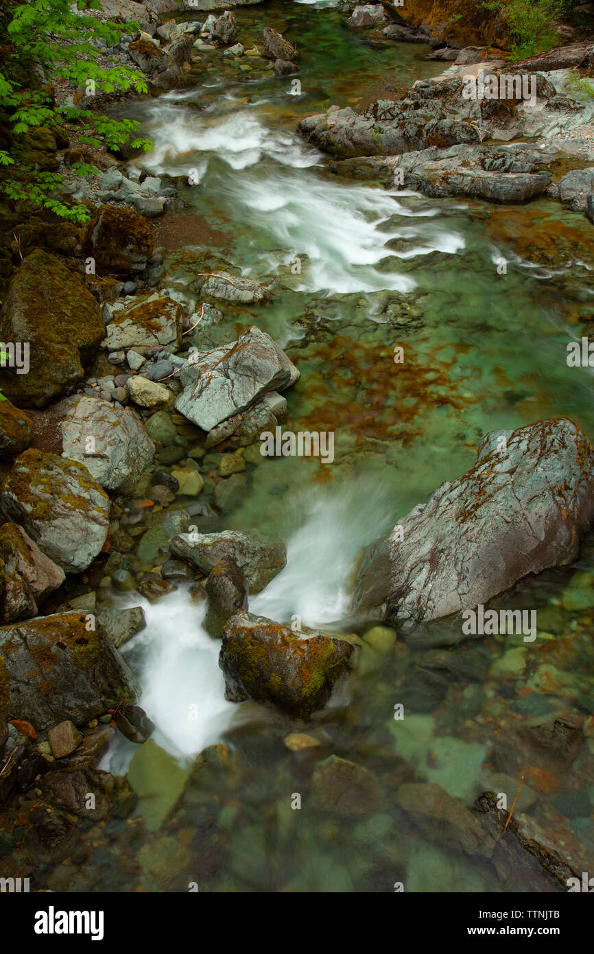 Quartzville creek national back country byway hires stock photography