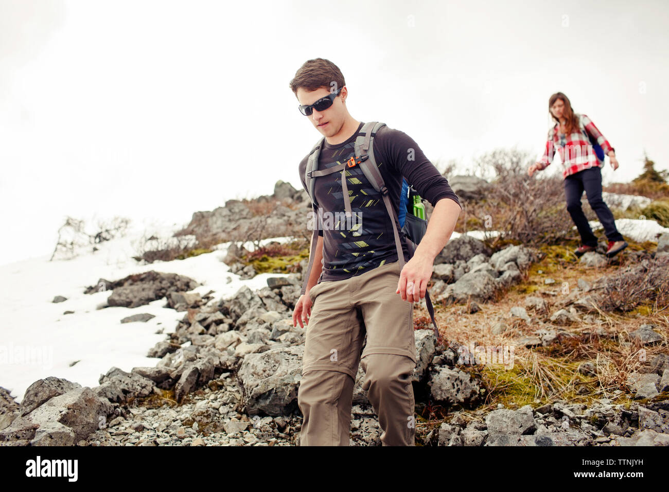 Low angle adventure friends hi-res stock photography and images - Alamy