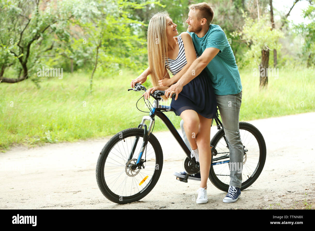 riding bicycle