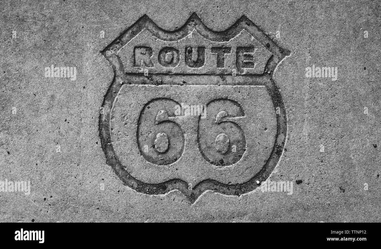 Route 66 sign hi-res stock photography and images - Alamy