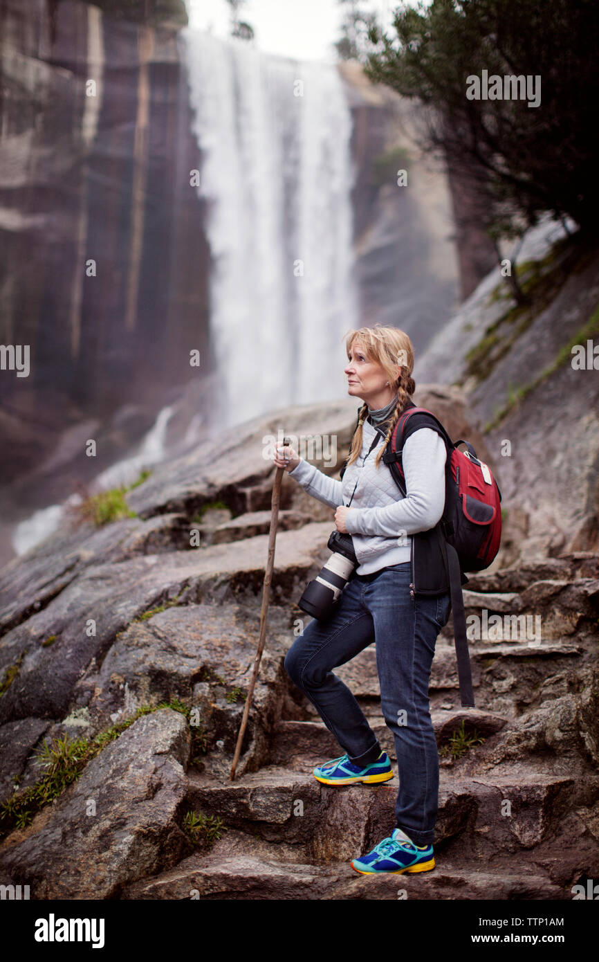 Woman 50 years old hiking hi-res stock photography and images - Alamy