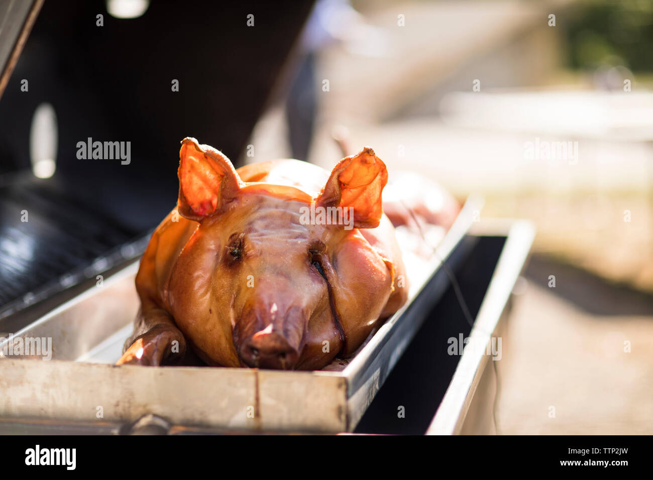 Pig Roast At Wedding Stock Photos Pig Roast At Wedding Stock