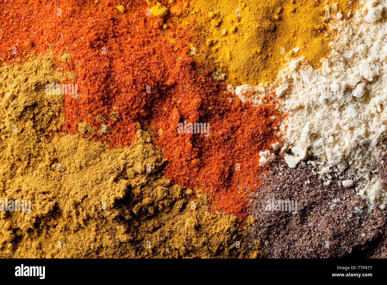 Full frame shot of spices Stock Photo