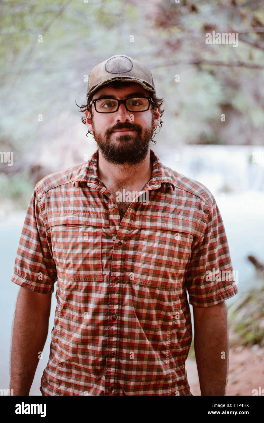 Portrait smiling hiker in hi-res stock photography and images - Alamy